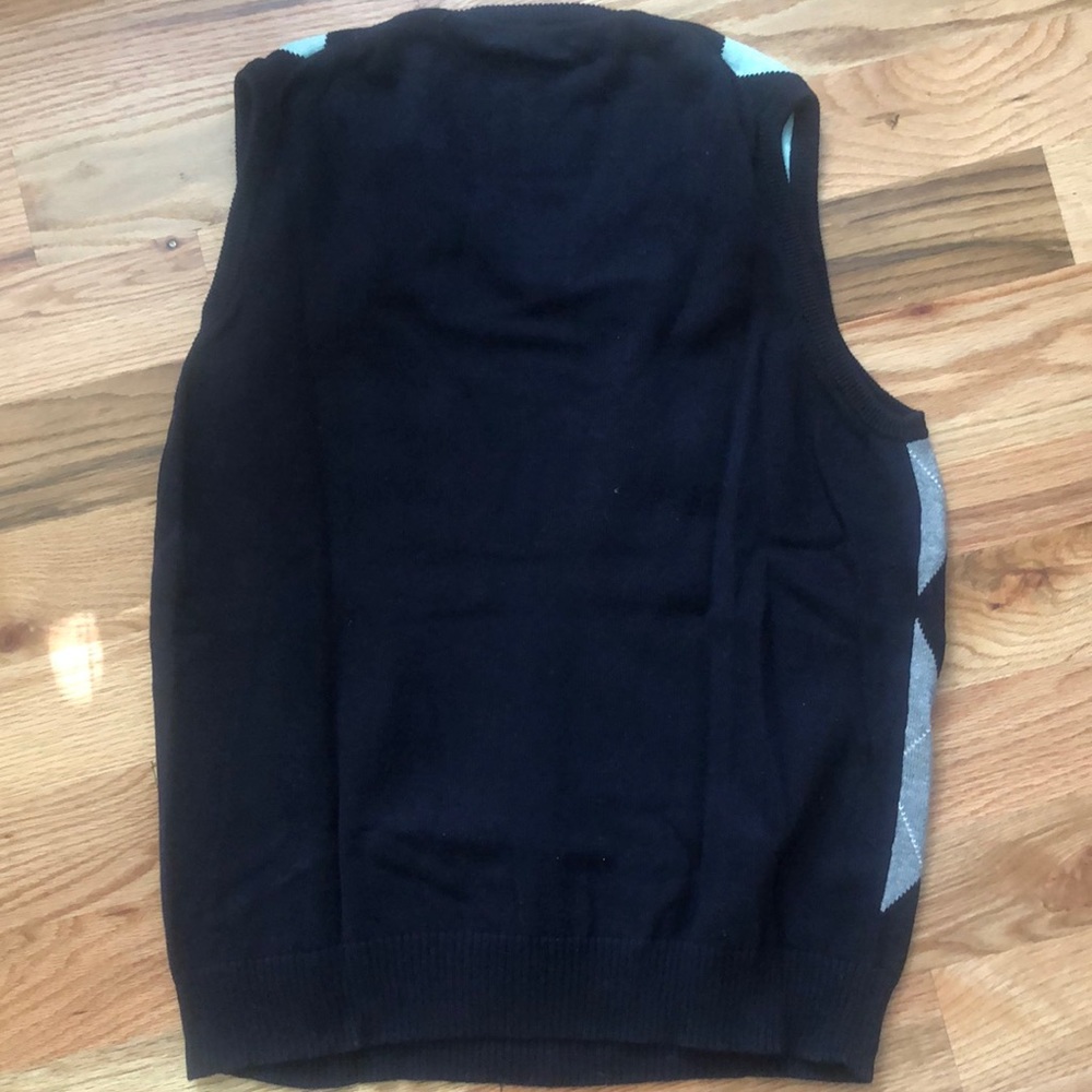 π SOLD J. Crew Menβs Argyle Vest - Size Large - Picture 3 of 4